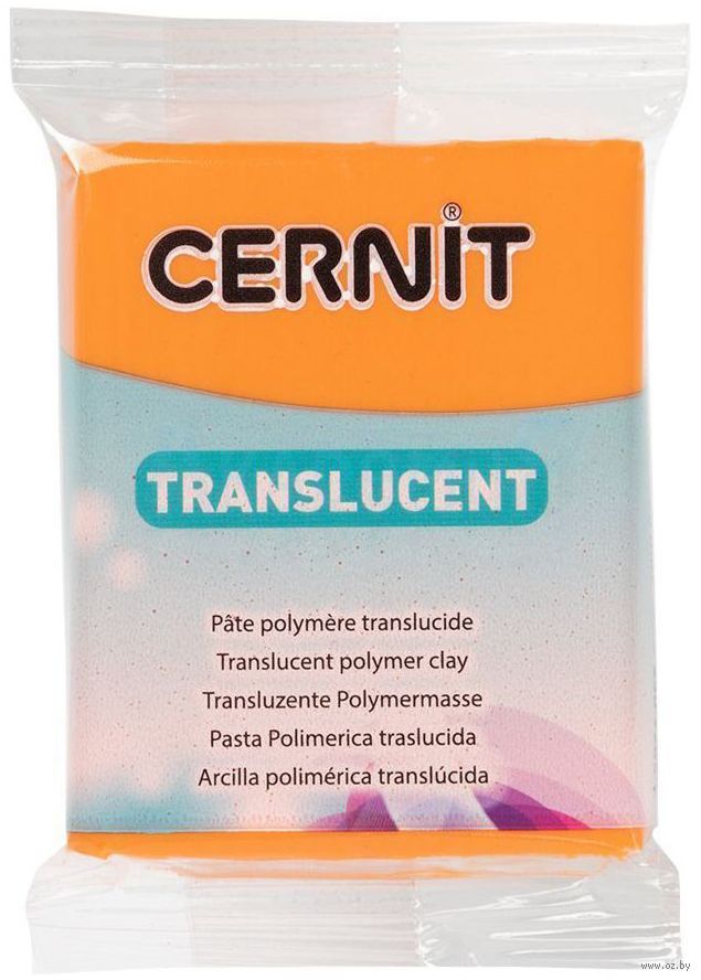 Глина полимерная "CERNIT Trans" (оранжевый; 56 г)