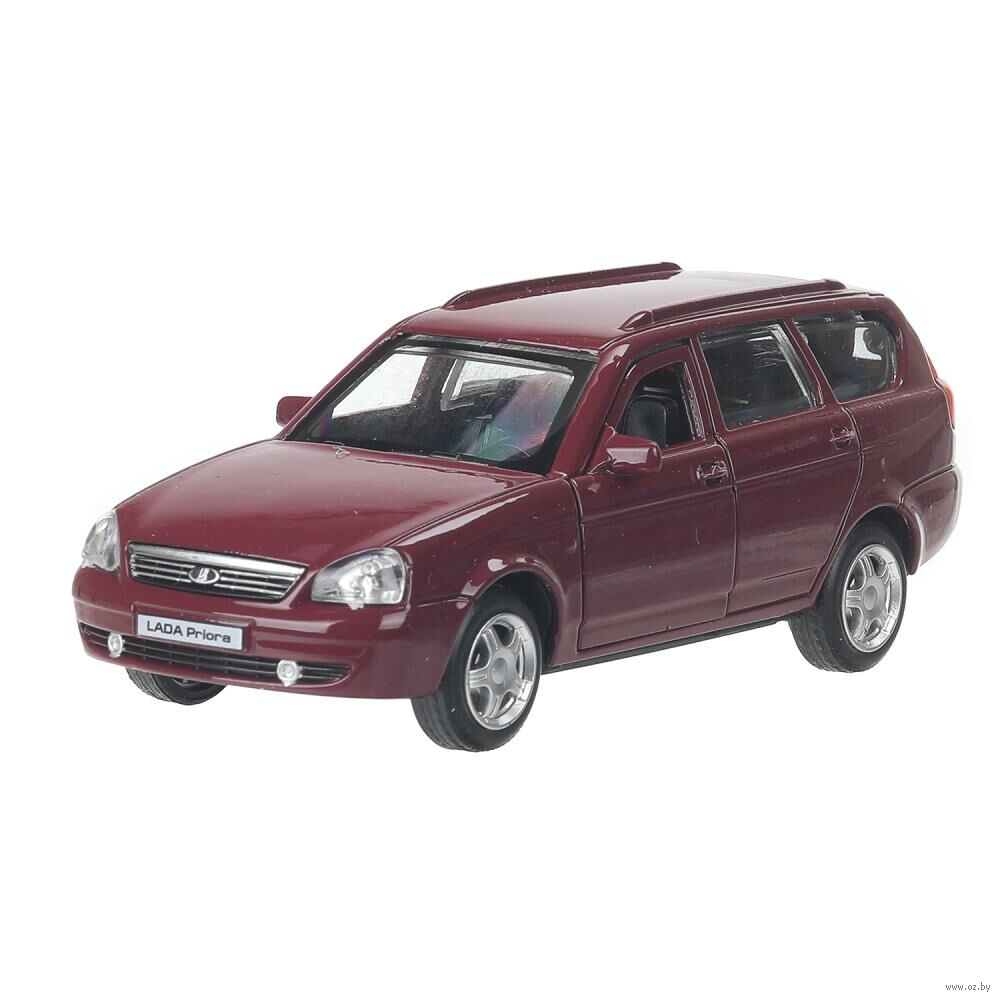 Машинка инерционная "Lada Priora" (бордовый)