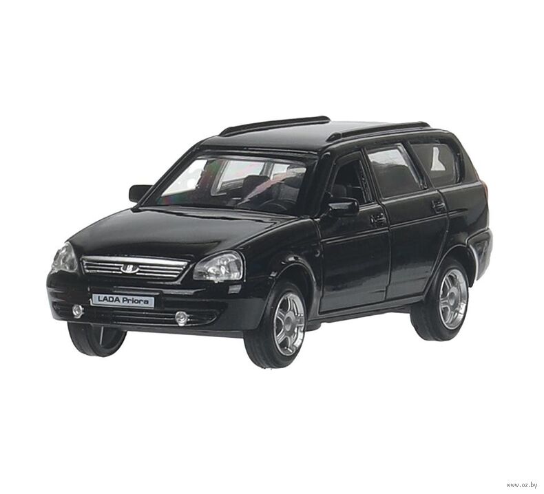 Машинка инерционная "Lada Priora" (черный)