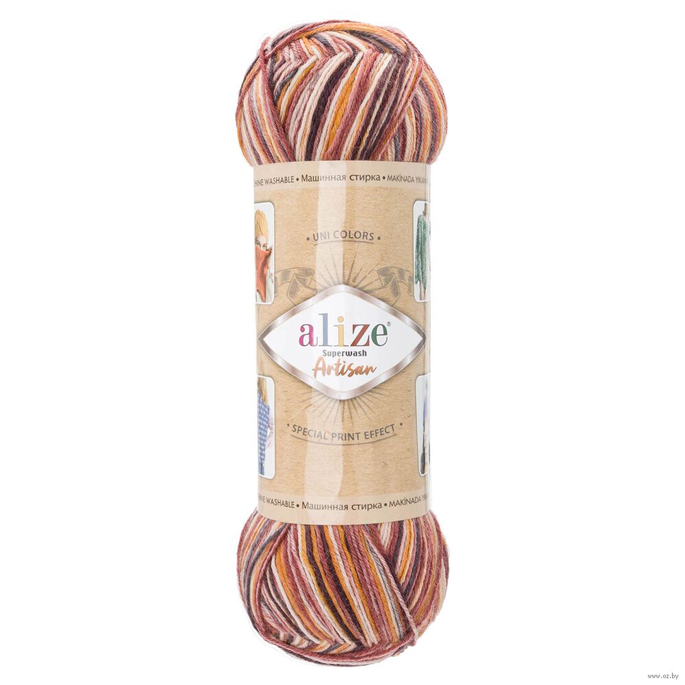 Пряжа "Superwash Artisan №9015" (100 г; 420 м; секционный)