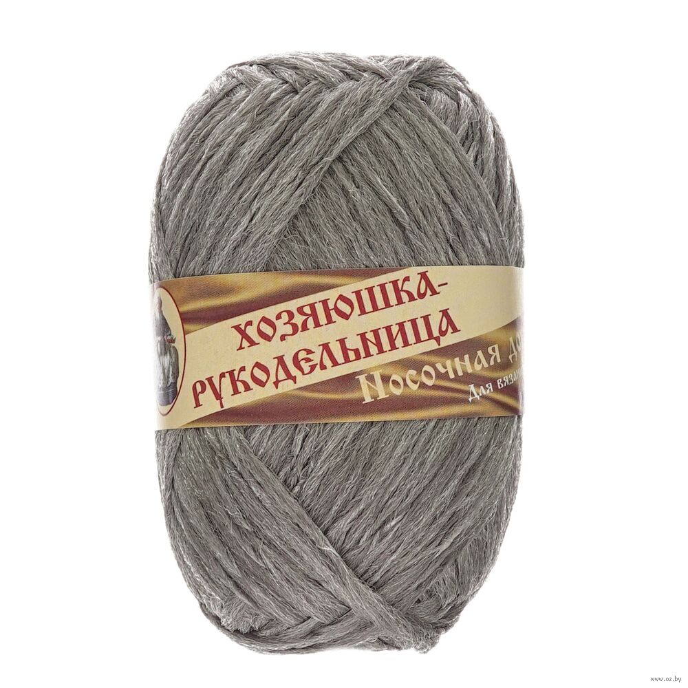 Пряжа "Носочная добавка" (50 г; 200 м; светло-серый)