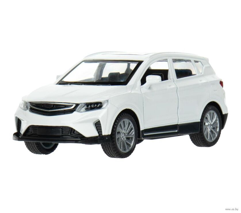 Машинка инерционная "Geely Coolray" (белый)