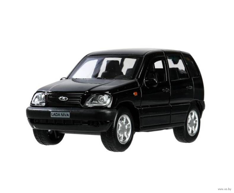 Машинка инерционная "Lada Niva" (черный)