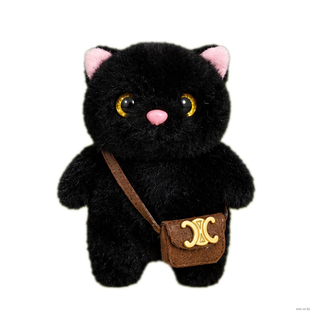 Мягкая игрушка-брелок "Котик с сумочкой"