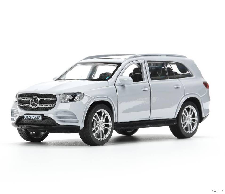 Машинка инерционная "Mercedes-Benz GLS Class AMG" (серебряная)