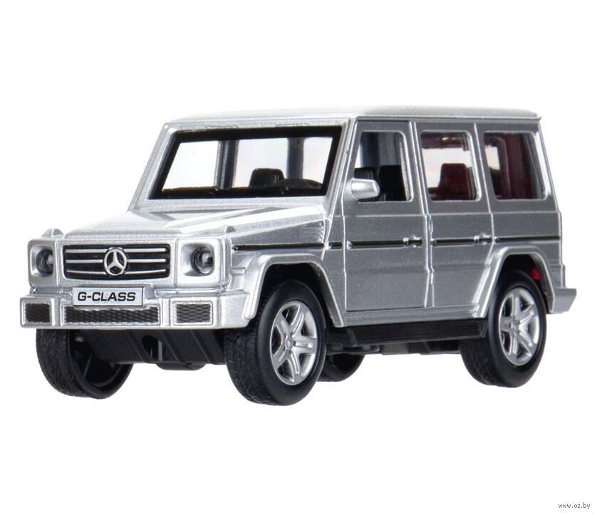 Машинка инерционная "Mercedes-Benz G-Class" (светло-серый)