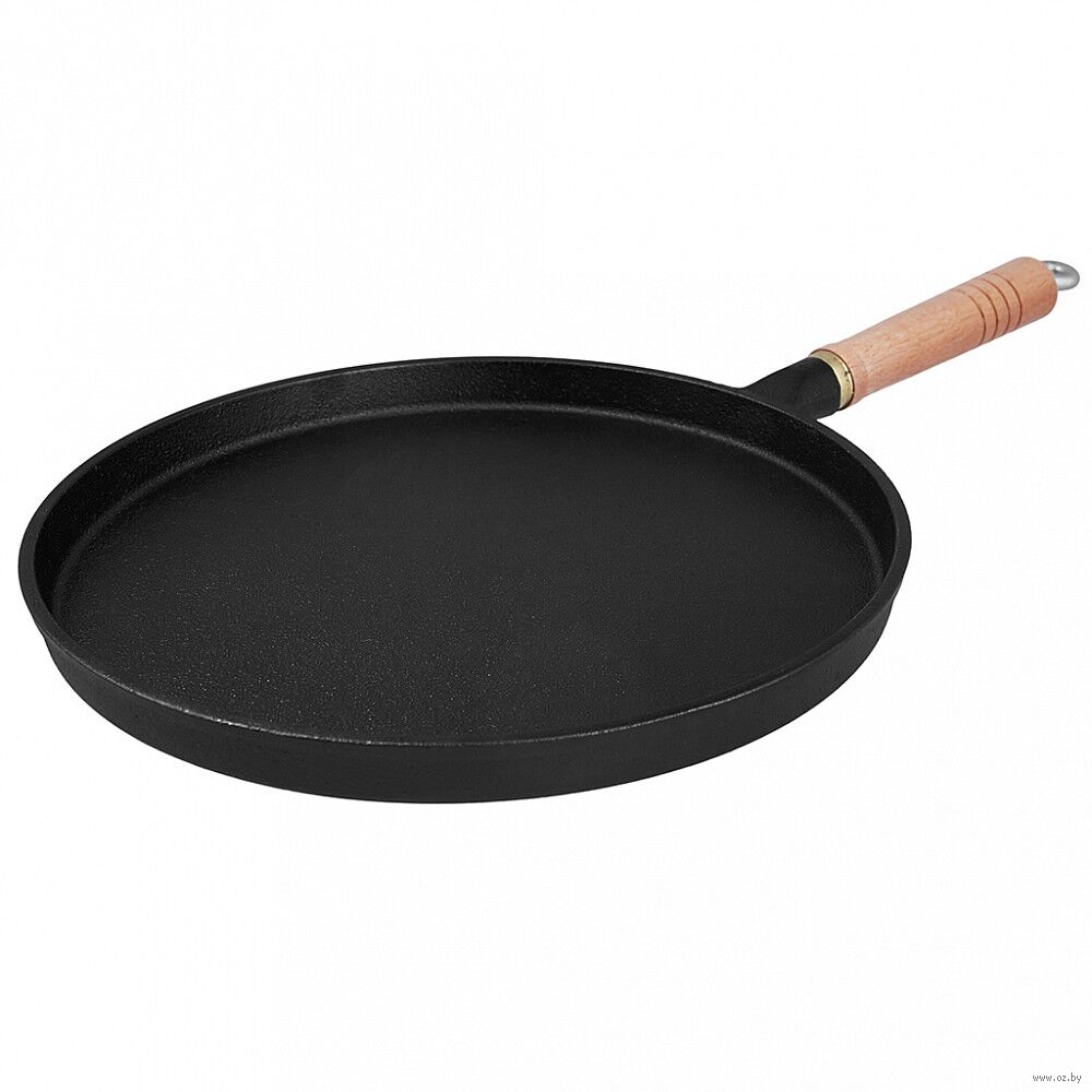 Сковорода блинная чугунная, 25 см "My Real Iron Cook"