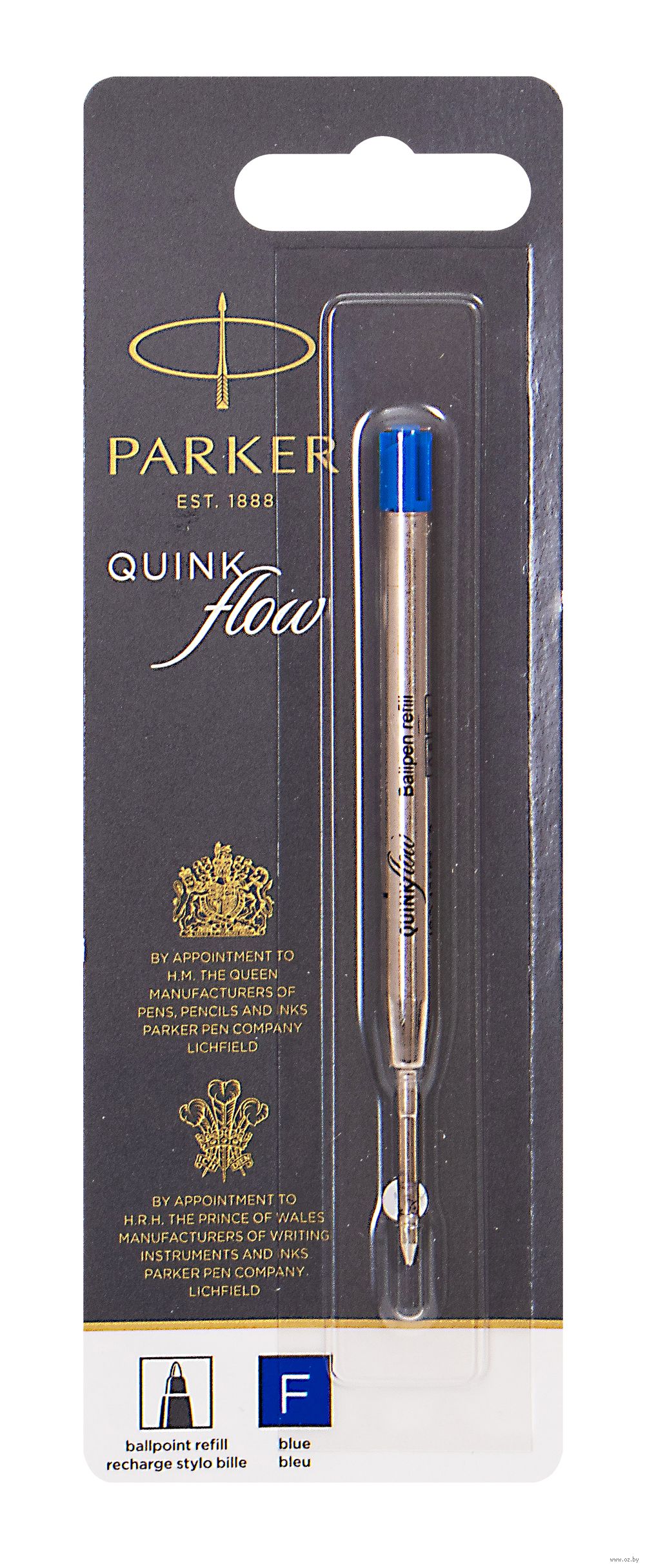 Стержень шариковый объемный "QuinkFlow Ball Point" (F; синий; арт. 1950368)