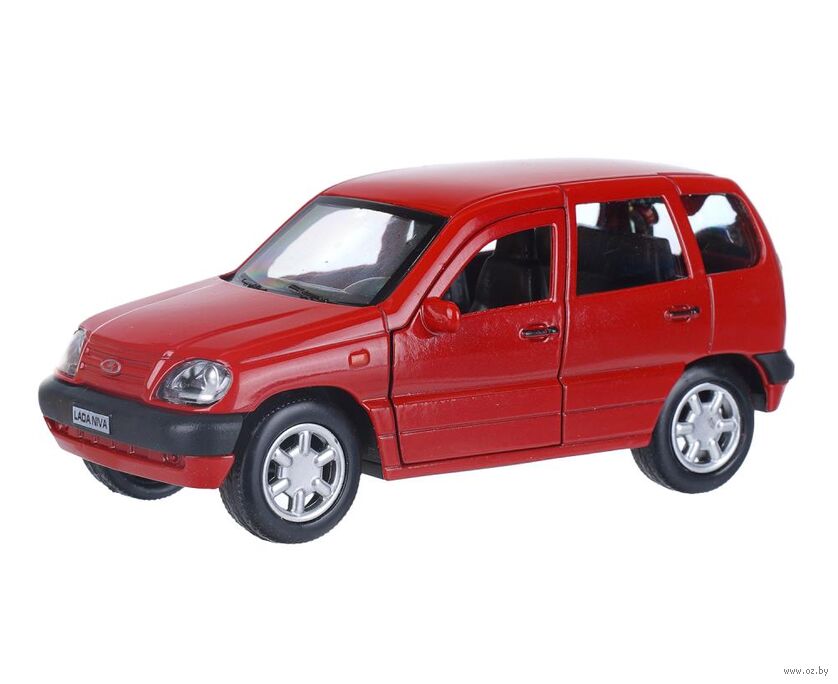 Машинка инерционная "Lada Niva" (красный)