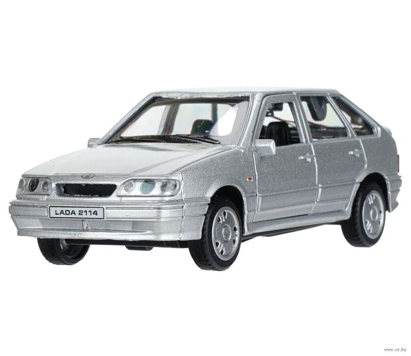 Машинка инерционная "Lada-2114 Samara" (серебристый металлик)