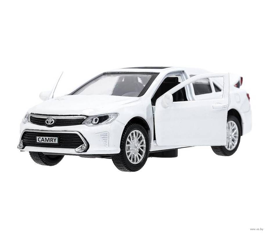 Машинка инерционная "Toyota Camry" (белая)