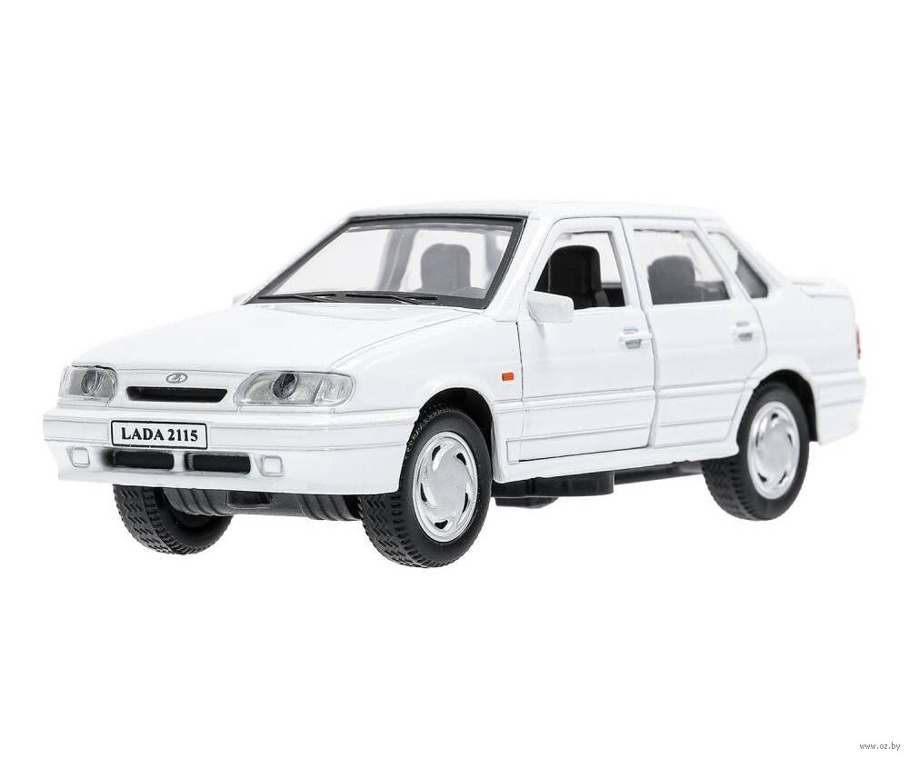 Машинка инерционная "Lada 2115 Samara" (белая)