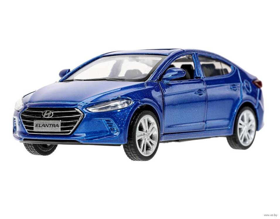Машинка инерционная "Hyundai Elantra" (синяя)