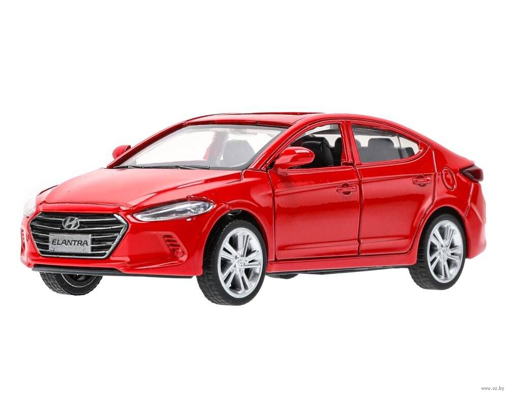 Машинка инерционная "Hyundai Elantra" (красная)