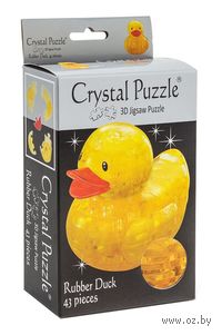 Пазл-головоломка "Crystal Puzzle. Желтая уточка" (43 элемента)