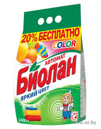 Стиральный порошок для автоматической стирки "Color" (2,4 кг)