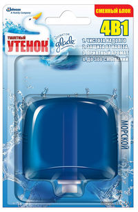 Подвесной очиститель унитаза "Морской" (сменный блок; 55 мл)