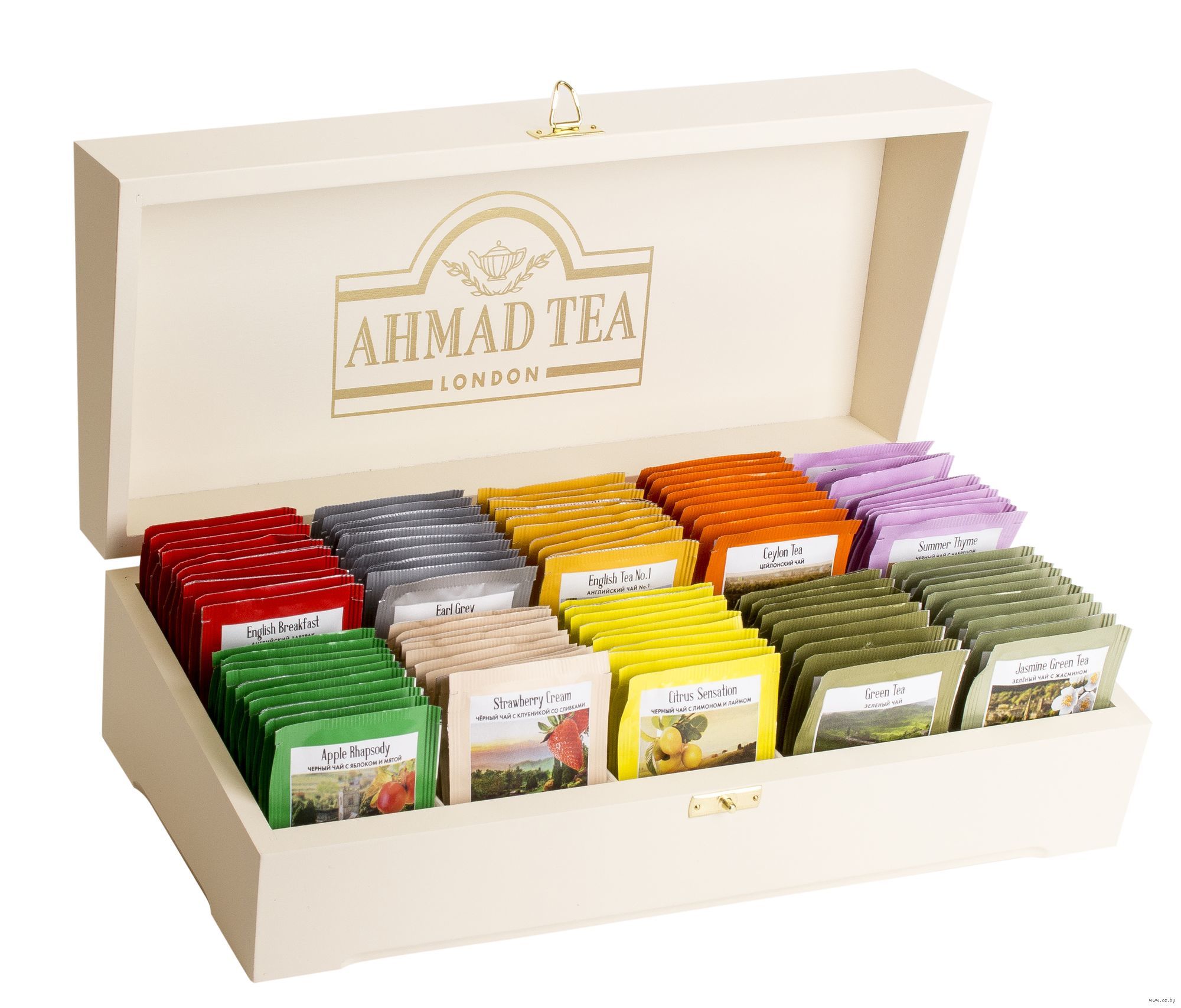 Подарочный чай купить в москве. Ахмад чайное ассорти 100 пакетиков. Ахмад Теа набор чая. Чай Ахмад в пакетиках ассорти. Чай Ахмад ассорти 100 пакетиков.