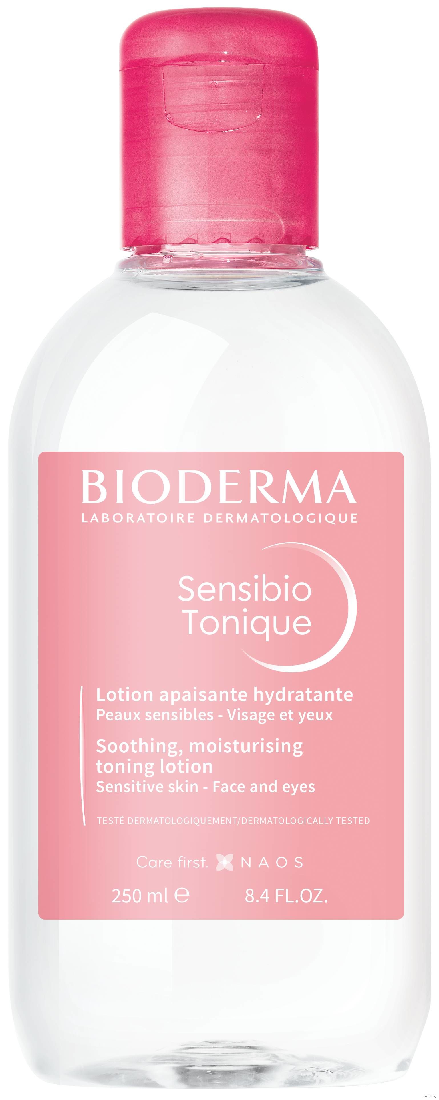 Тоник для лица 250 мл. Тоник лосьон Bioderma Sensibio. Тоник для лица Bioderma Sensibio. Bioderma тоник для чувствительной кожи. Биодерма тоник розовый.