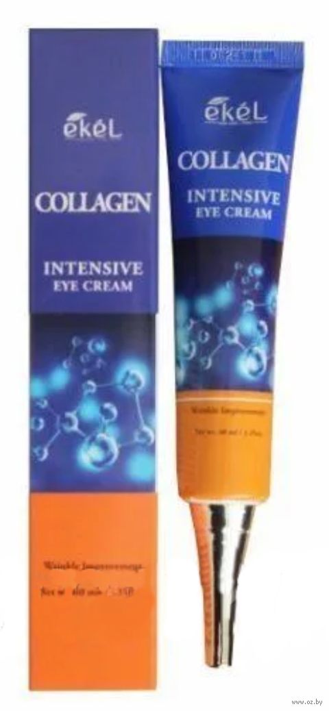 Крем для кожи вокруг глаз с коллагеном - Ekel Collagen Intensive Eye Cream [Ekel]. Ekel крем для кожи вокруг глаз Collagen Intensive Eye Cream 40 мл. [Ekel] крем для век с коллагеном Collagen Intensive Eye Cream, 40 мл.. Ekel Collagen Intensive Eye Cream коллагеновый крем вокруг глаз, 40мл.