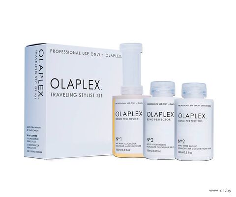 Набор для реконструкции волос "Traveling Stylist Kit" (3х100 мл) — фото, картинка