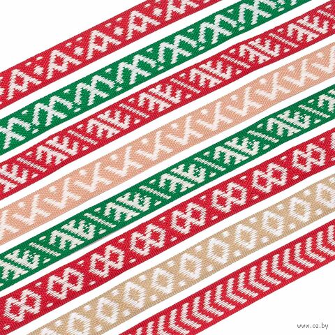 Набор декоративных лент "Славянские обереги" (8 шт.) — фото, картинка