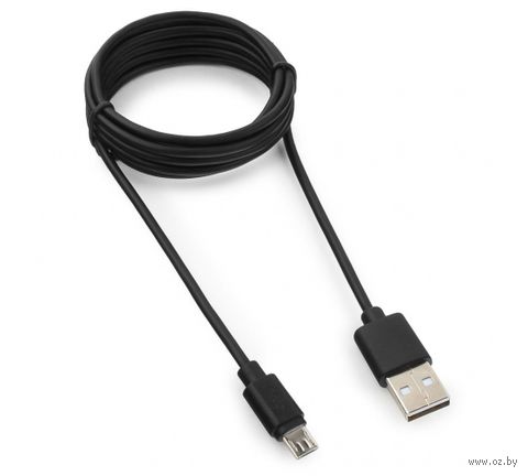 Кабель Гарнизон USB2.0 A-micro (1,8 м; черный) — фото, картинка