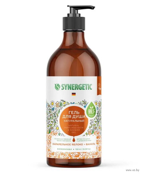 Гель для душа "Карамельное яблоко и ваниль" (750 мл) — фото, картинка