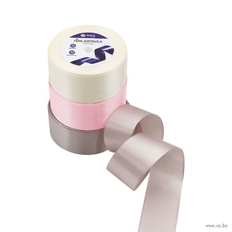 Набор декоративных лент "Весенний микс" (4 см; 23 м; 3 шт.) — фото, картинка