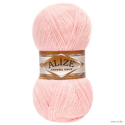 Пряжа "Angora Gold №271" (100 г; 550 м; жемчужно-розовый) — фото, картинка