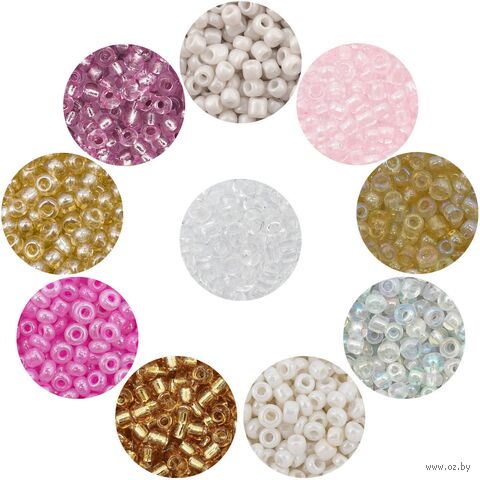 Набор бисера 11/0 "Ассорти №16" (10 цветов) — фото, картинка