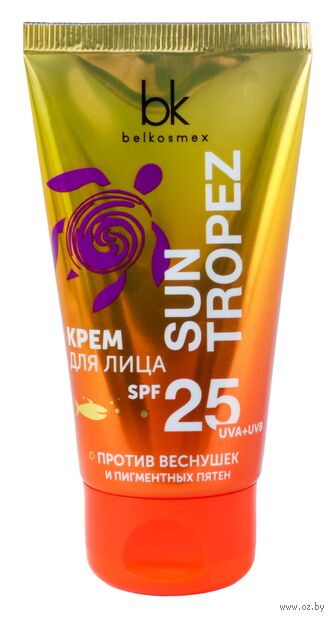 Крем солнцезащитный для лица "Против веснушек и пигментных пятен" SPF 25 (50 г) — фото, картинка