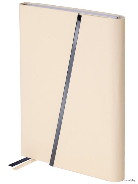 Ежедневник недатированный "Vogue" (А5; бежевый) Ежедневник недатированный "Vogue" (А5; бежевый) — фото, картинка