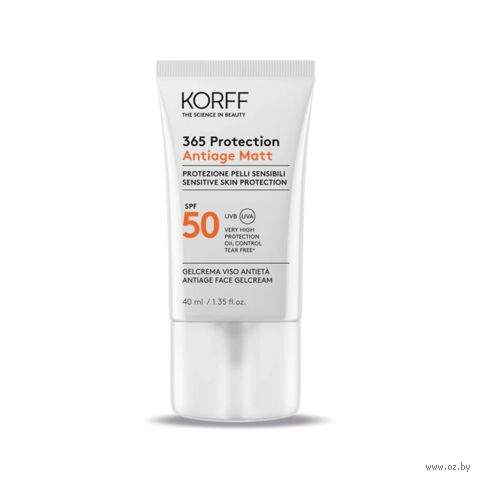 Гель солнцезащитный для лица "365 Protection Antiage Matt" SPF 50 (40 мл) — фото, картинка