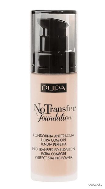 Тональная основа для лица "No Transfer Foundationl" SPF 15 тон: 100, porcelain — фото, картинка