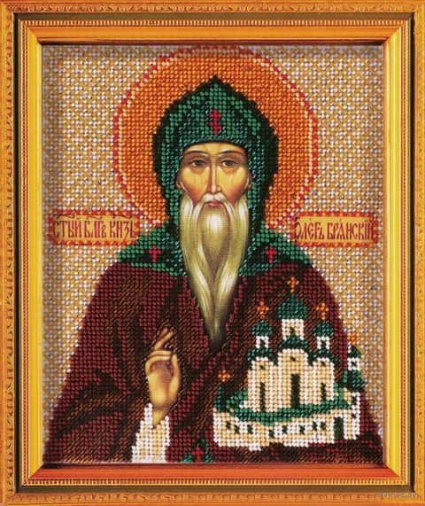 Вышивка бисером "Святой Великий Князь Олег" (120х145 мм) — фото, картинка