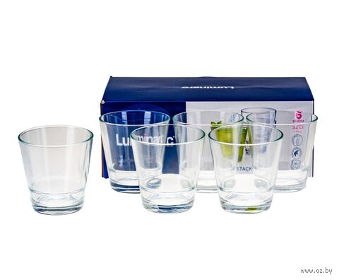 Набор стаканов "Stack Up" (6 шт.; 320 мл) — фото, картинка