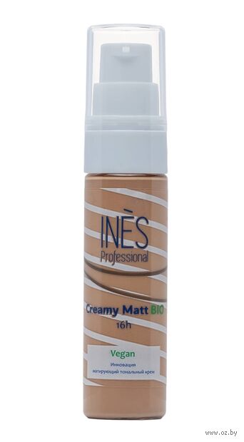 Тональный крем для лица "Ines Professional" тон: 02, тёмно-бежевый — фото, картинка