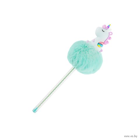 Ручка шариковая синяя "Candy Unicorn" (0,7 мм) — фото, картинка