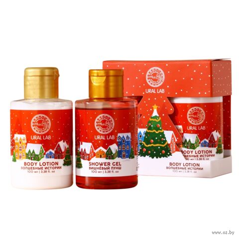 Подарочный набор "Волшебные истории" (гель для душа, лосьон для тела) — фото, картинка