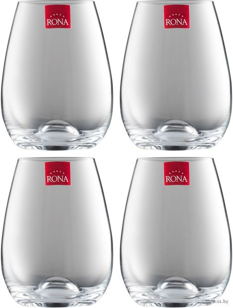 Набор бокалов для воды "Drink Master" (4 шт.; 460 мл) — фото, картинка