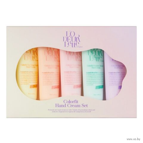 Набор кремов для рук "In England Colorfit" (5 шт.) — фото, картинка