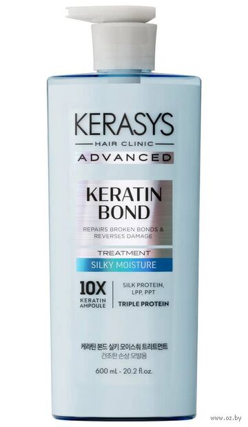 Бальзам для волос "Keratin Bond. Шелковое увлажнение" (600 мл) — фото, картинка