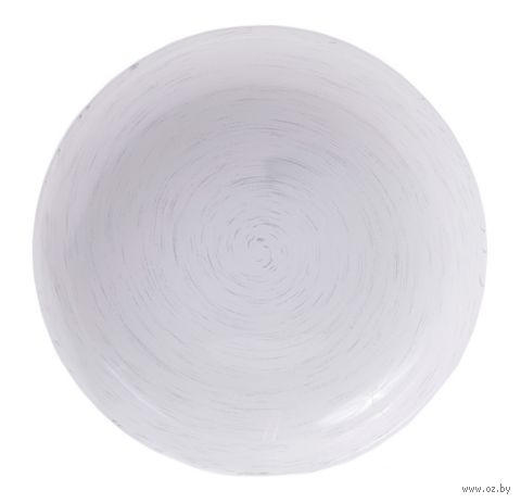 Тарелка глубокая стеклянная "Stonemania White" (200 мм; арт. H3543) — фото, картинка