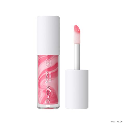 Бальзам для губ "Marbled Lip Balm" тон: 02, холодный розовый — фото, картинка