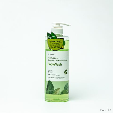 Гель для душа "Deep Moisture Green Tea Hyaluronic Acid" (750 мл) — фото, картинка