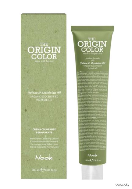 Крем-краска для волос "The Origin Color" тон: 7.11, блонд интенсивный пепельный — фото, картинка