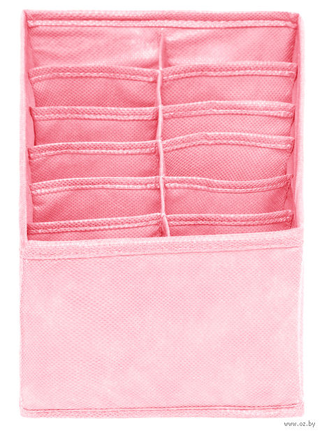 Органайзер для белья (320х160х110 мм; розовый) — фото, картинка