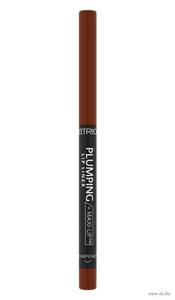 Карандаш для губ водостойкий "Plumping Lip Liner" тон: 100, шоколадный — фото, картинка
