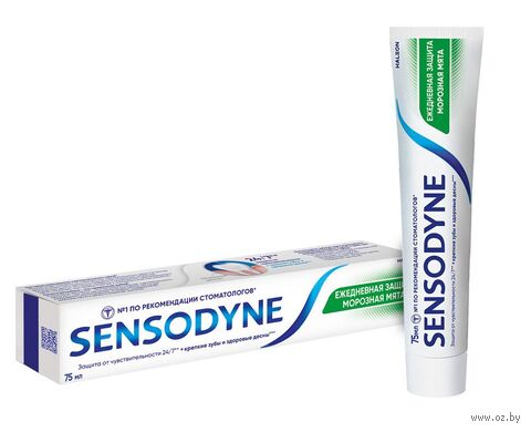 Зубная паста "Ежедневная защита. Морозная мята" (75 мл) — фото, картинка